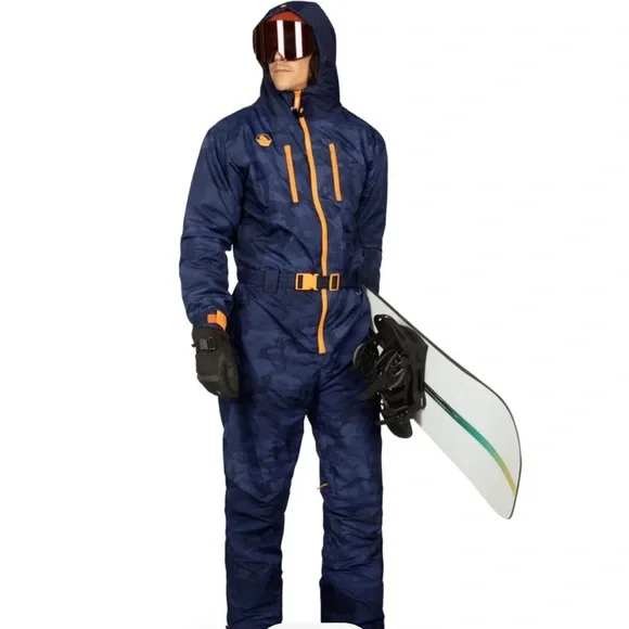 Tipsy Elves Men's Camouflage Freestyler Ski Suit Size Xxl